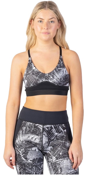 2025 Gul Sujetador De Mujer Luna7 Sup La0303-c1 - Roto Palm / Negro